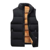 Men's thermal body warmer lined with stand-up collar – Arne