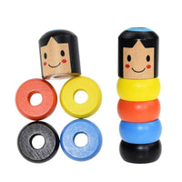 Flexible wooden acrobat – Promotes dexterity and creative thinking (Buy one, get one free)
