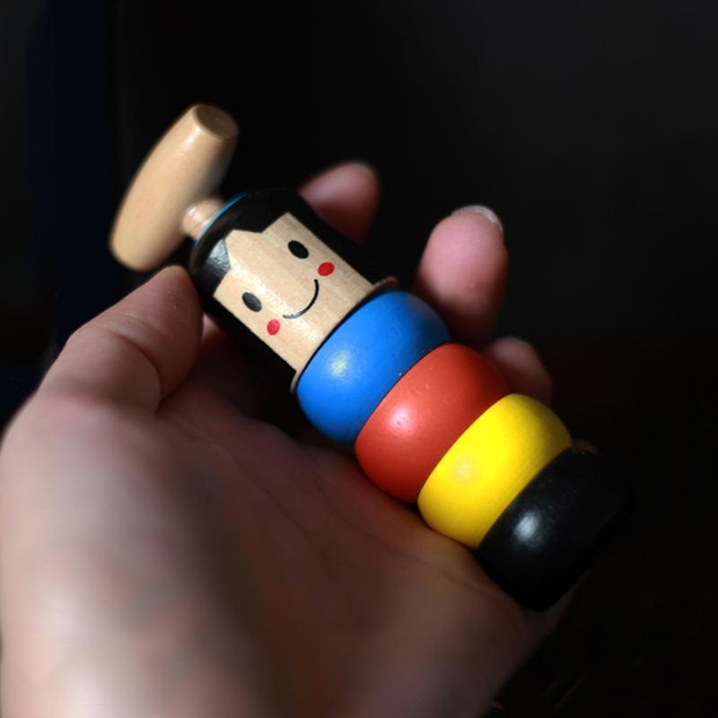 Flexible wooden acrobat – Promotes dexterity and creative thinking (Buy one, get one free)