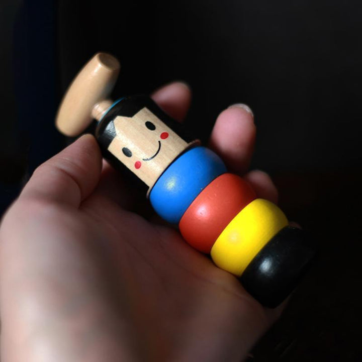 Flexible wooden acrobat – Promotes dexterity and creative thinking (Buy one, get one free)