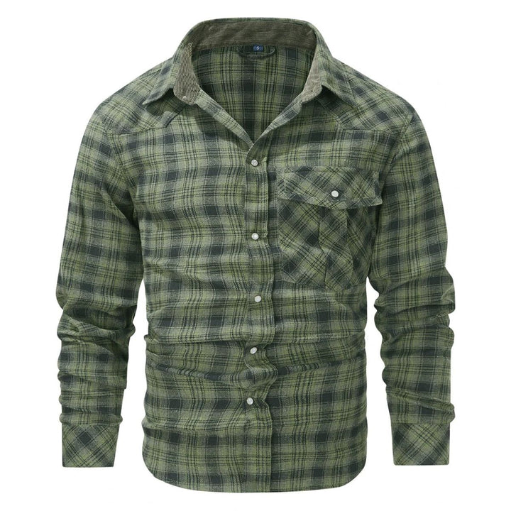 Checked men's shirt for autumn & winter – Tobias