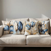 4 Square Decorative Printed Cushion Covers - Avenara