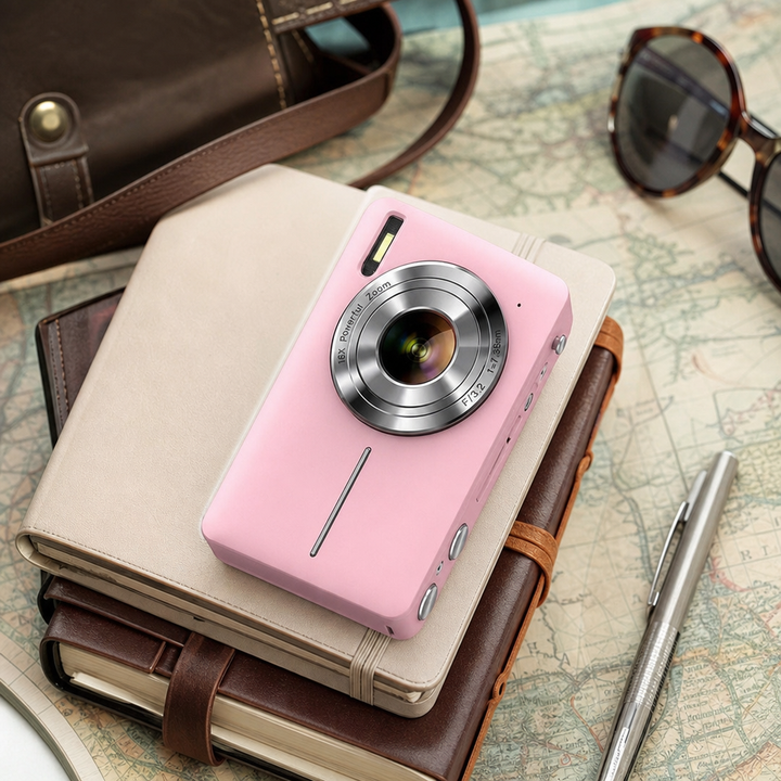 Mini Digital Camera with Nostalgic Look – Pixora