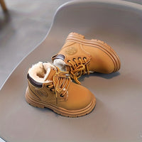 Waterproof fleece autumn boots for boys – with warm lining & profiled sole