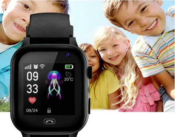 4G GPS Smartwatch for Kids - KidSafe Pro-Black-State of Style