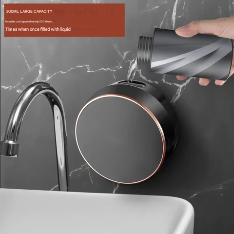 5-in-1 Automatic Soap Dispenser – Cleon-Black-State of Style