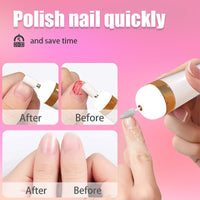 5-IN-1 ELECTRIC NAIL POLISHER – PORTABLE MANICURE TOOL WITH LIGHT-Pink-State of Style