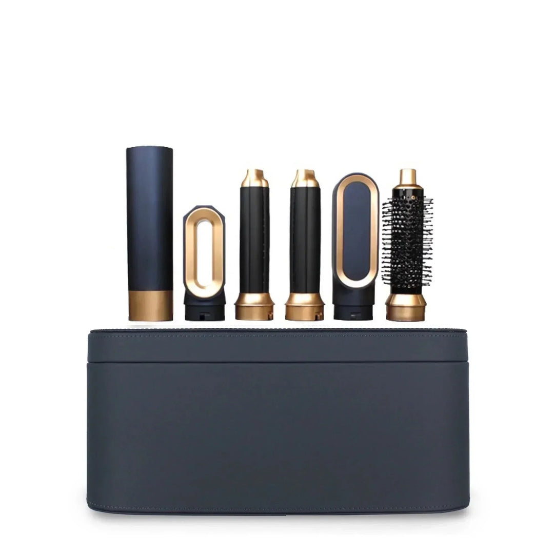 5-in-1 Multi Hair Styler with Ionic Technology - AuraStyle-Premium leather bag-State of Style