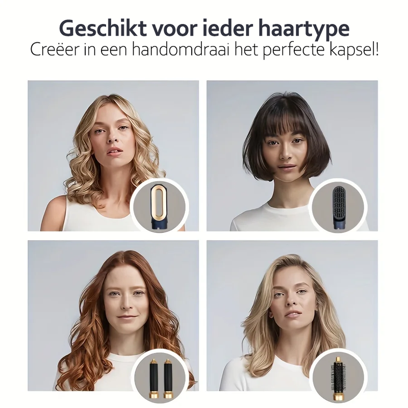 5-in-1 Multi Hair Styler with Ionic Technology - AuraStyle-Pro-State of Style