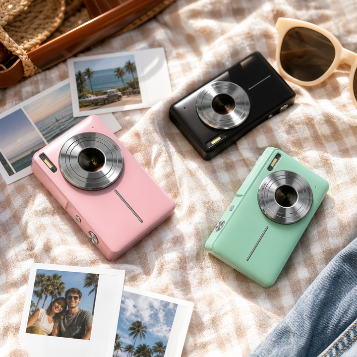 Retro Digital Camera – Y2K Style Point & Shoot – Retrova