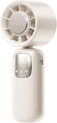 Portable Foldable Handheld Fan with LED Display 100 Speeds