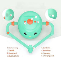 Drawing robot with learn-to-draw cards – creative drawing for children