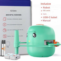 Drawing robot with learn-to-draw cards – creative drawing for children