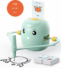 Drawing robot with learn-to-draw cards – creative drawing for children
