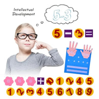 Felt counting game for children – educational game to promote numeracy and motor skills