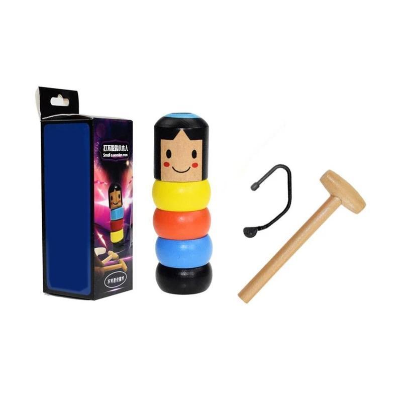 Flexible wooden acrobat – Promotes dexterity and creative thinking (Buy one, get one free)