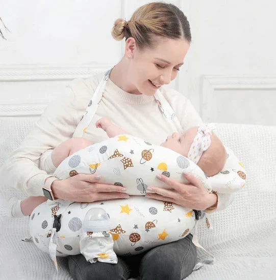 Ergonomic feeding pillow for mothers and babies – MilkMoment