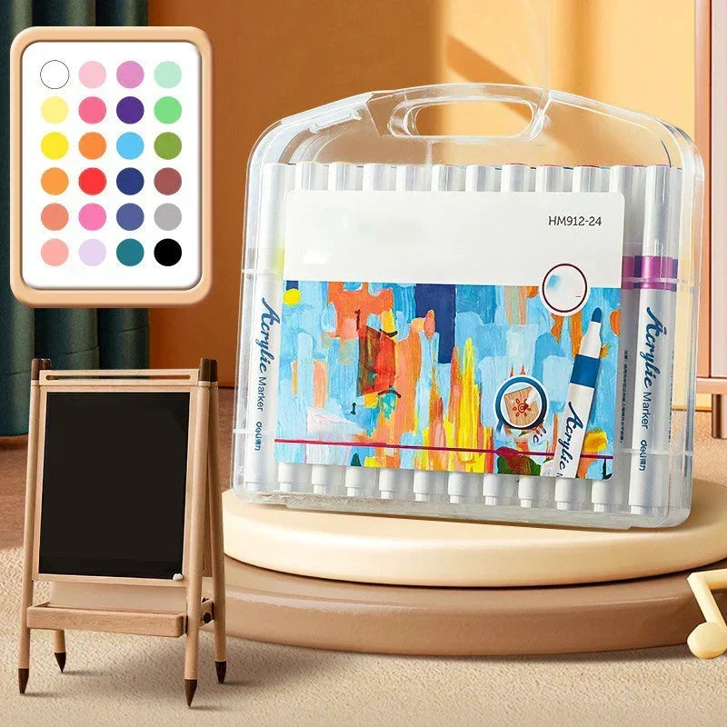 Acrylic paint pens for children and craft projects – available in 12 to 48 colours