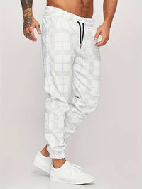 Checked men's jogging trousers – Elian autumn edition