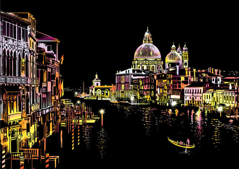 5D Scratch Art Plate – ColorPeek-Venice-State of Style