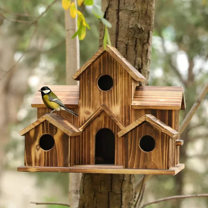 6 Cats Handmade Birdhouse - NestHaven-State of Style