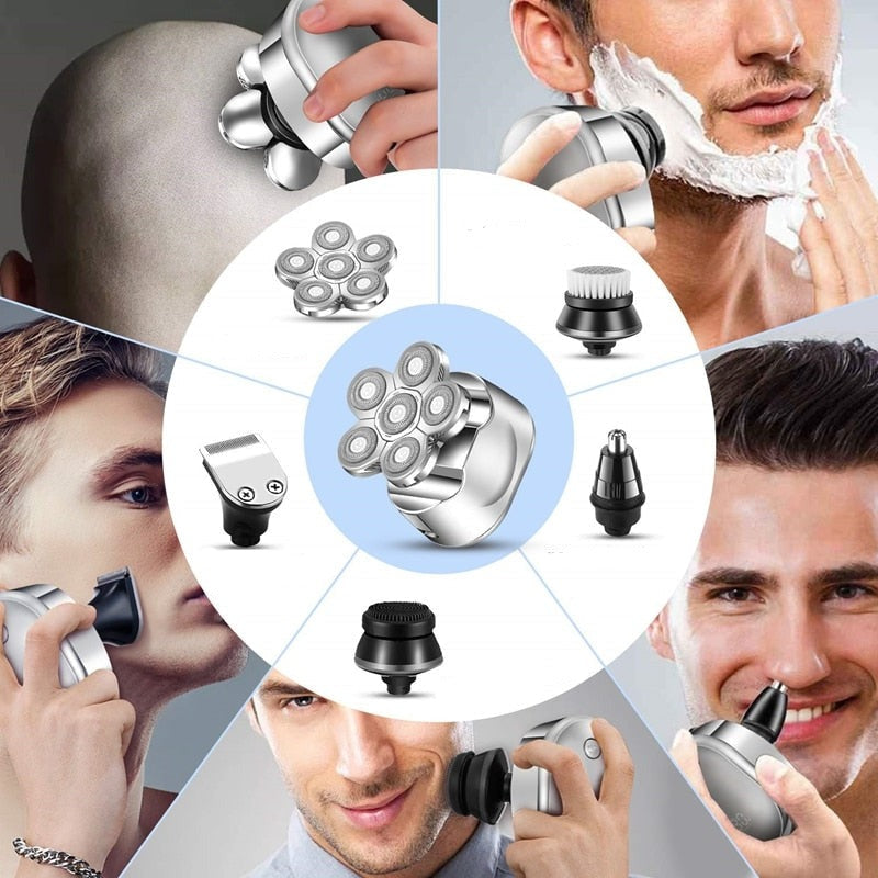 6-in-1 Electric Shaver – TitanEdge-Complete Set-State of Style