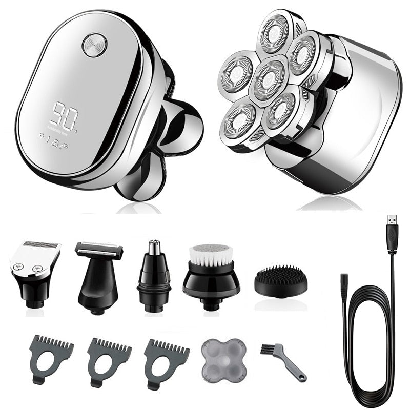 6-in-1 Electric Shaver – TitanEdge-Complete Set-State of Style