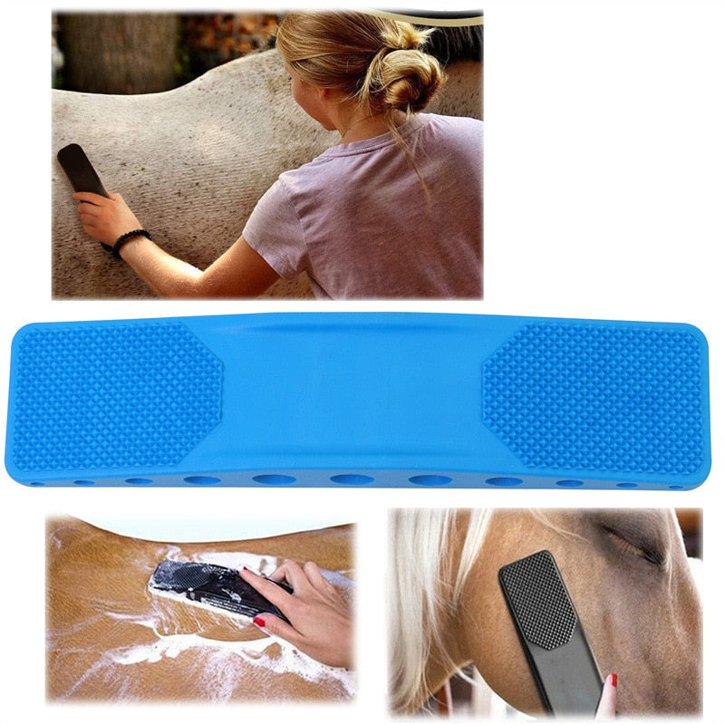 6-In-1 Horse Care Brush - EquiGlow-Black-State of Style