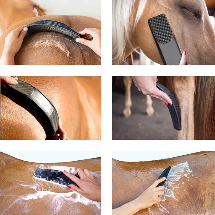 6-In-1 Horse Care Brush - EquiGlow-Black-State of Style