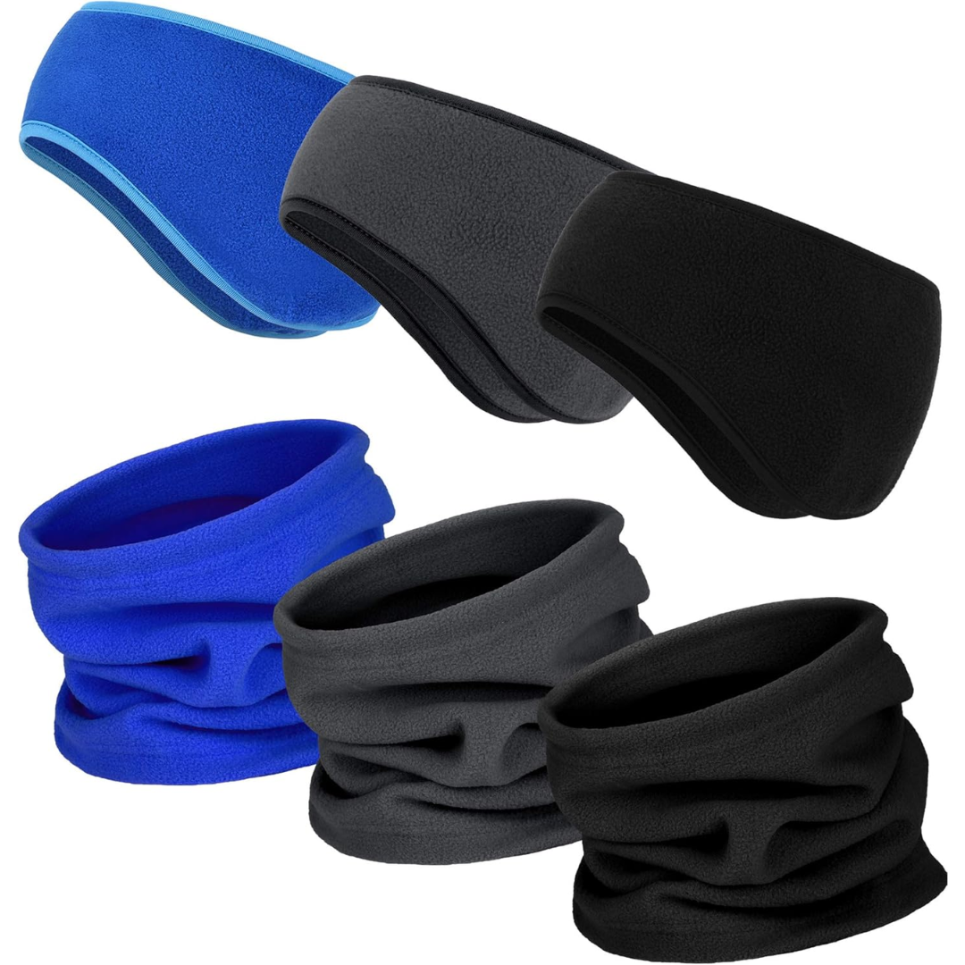 6-in-1 Winter Fleece Set - ArcticPack-Blue - Grey - Black-State of Style