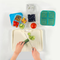 6-Pack Reusable Bento Box Meal Prep Set-Brightly Coloured-State of Style