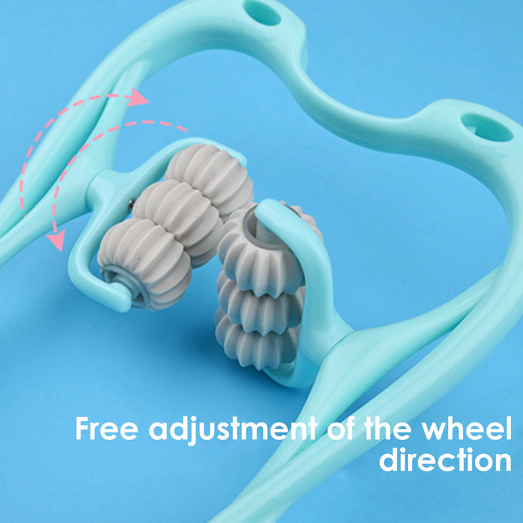 6-Wheel Neck Massager - ReliefRoller-Blue-State of Style