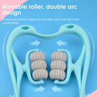 6-Wheel Neck Massager - ReliefRoller-Blue-State of Style