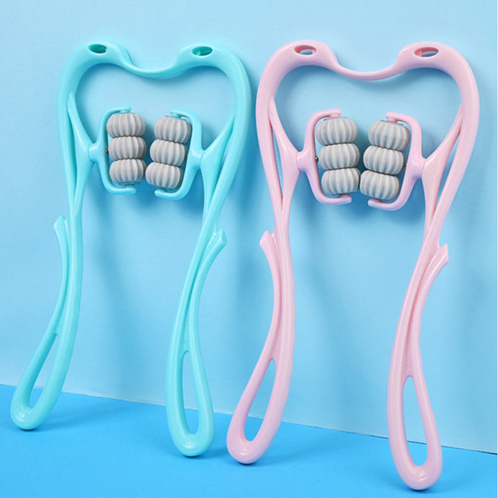 6-Wheel Neck Massager - ReliefRoller-Blue-State of Style