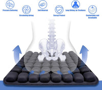 Inflatable Travel Seat Cushion with Ergonomic Pressure Relief – AirComfort