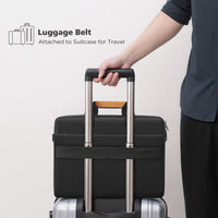 Water-Resistant Laptop Shoulder Bag with 360° Protective Padding