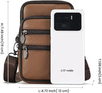 Genuine Leather Multi-Purpose Crossbody & Travel Waist Bag