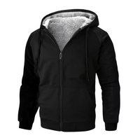 Men's hoodie lined with Sherpa fleece – Niels