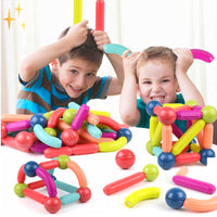 64 Pieces Magnetic Building Blocks - Creatix-State of Style