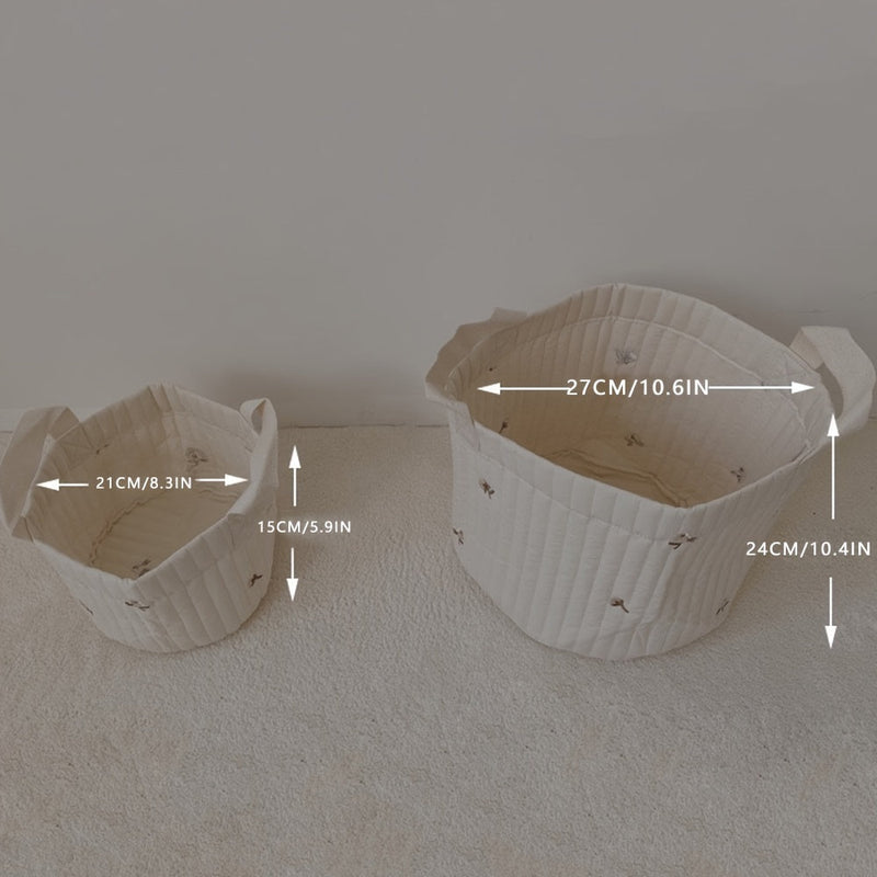 Padded fabric storage bag for the children's room – Buy one, get one free