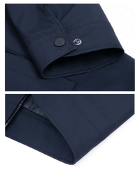 Padded men's winter jacket made of polyester – Arvid