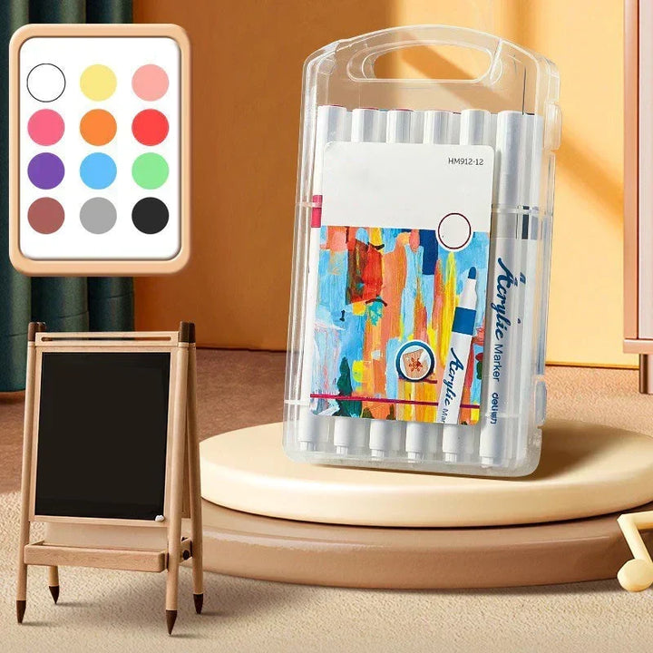 Acrylic paint pens for children and craft projects – available in 12 to 48 colours