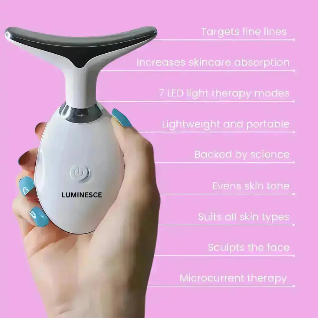 7-in-1 LED Face Firming & Massage Tool – Vénera-White-State of Style