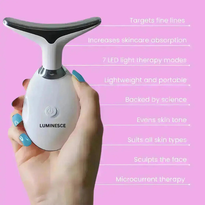 7-in-1 LED Face Firming & Massage Tool – Vénera-White-State of Style