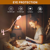3 Colour Modes LED Desk Clamp Lamp with  & Flexible Gooseneck – Selvara (1+1 FREE)
