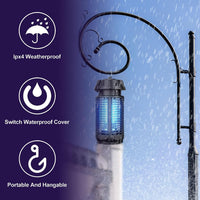 Electric Bug Zapper with 20W UV Light and 4200V Grid, IPX4 Waterproof – Zeytra