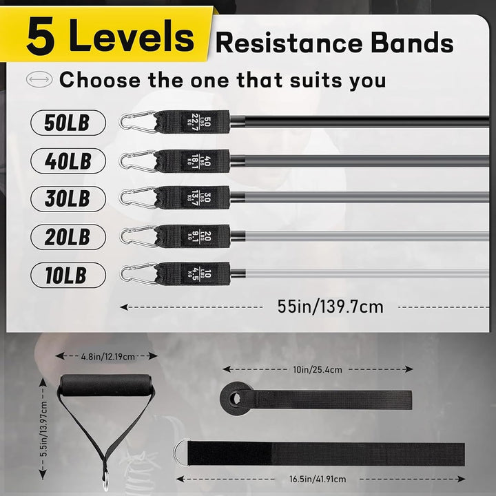 Trainer Suspension Resistance Bands Set – Veltrix