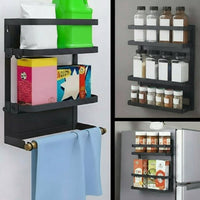 Magnetic Fridge Spice Rack with Paper Towel Holder – Oryden