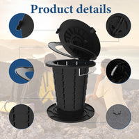 Portable Toilet with Adjustable Height – CampMate