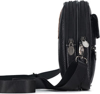 Genuine Leather Multi-Purpose Crossbody & Travel Waist Bag